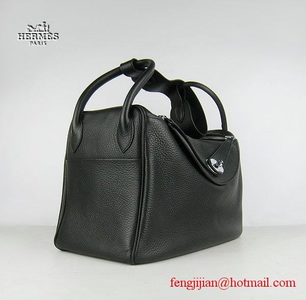 Hermes Women Shoulder Bag Black 6208 Hermes Women Shoulder Bag Black 6208
